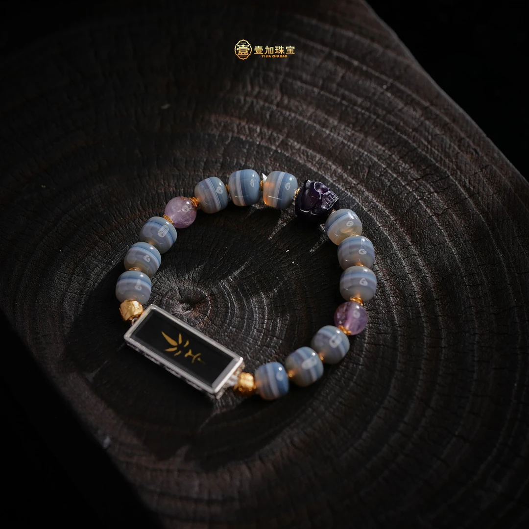 壹加小羊|JG不坏药师天珠玛瑙手串