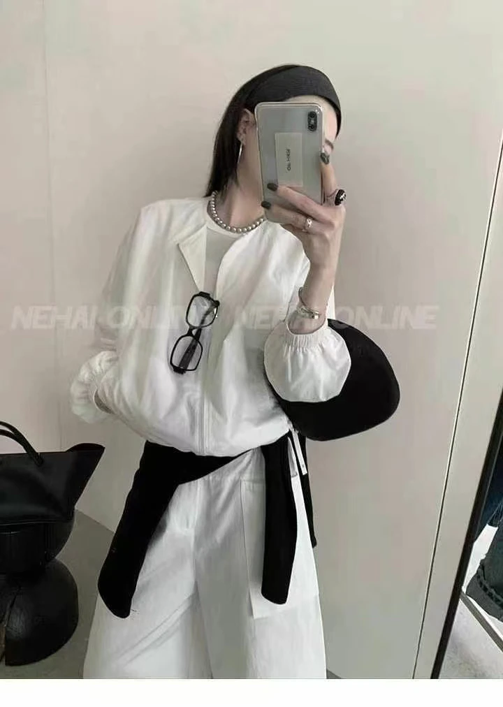 （937）夏季新款休闲时尚百搭短款夹克