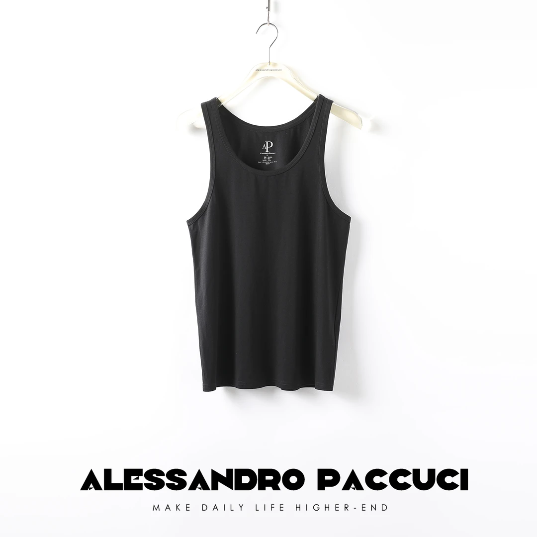 AP洛哥20849 X【两件装】高含棉通勤随性简约基础百搭纯色女士背心