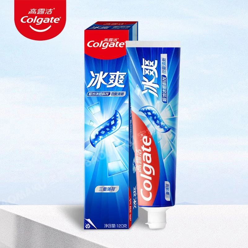 高露洁牙膏口腔清洁护理清新口气冰爽薄荷牙膏－120g
