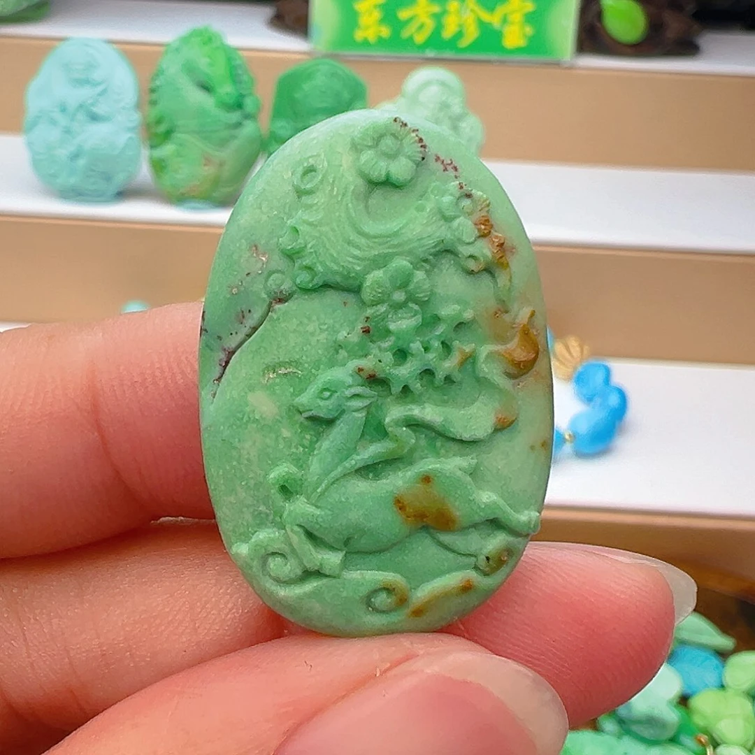 未镶嵌绿松石项链