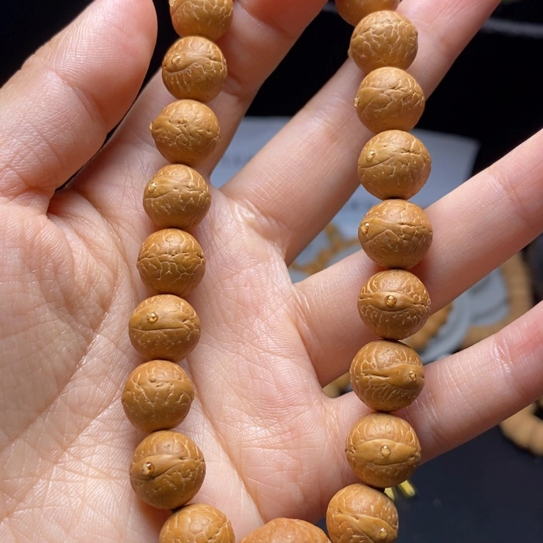 凤眼菩提吊坠12.5手串