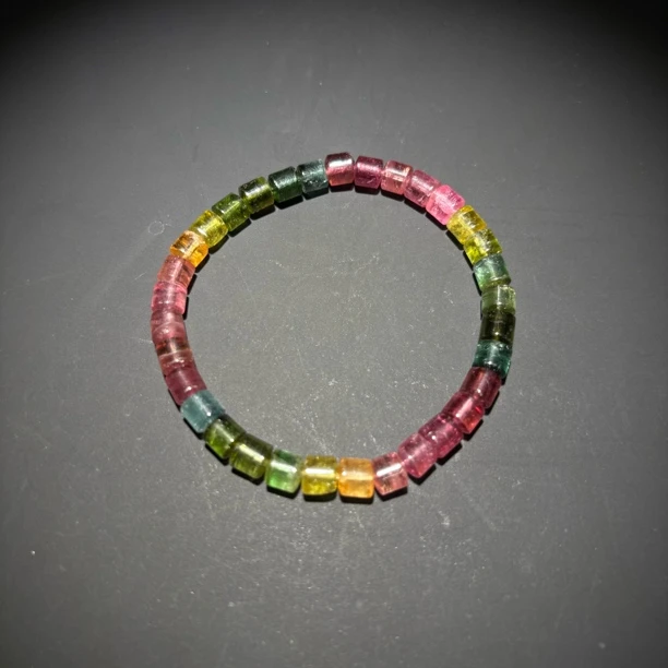 精品碧玺精工直切手串•古94796