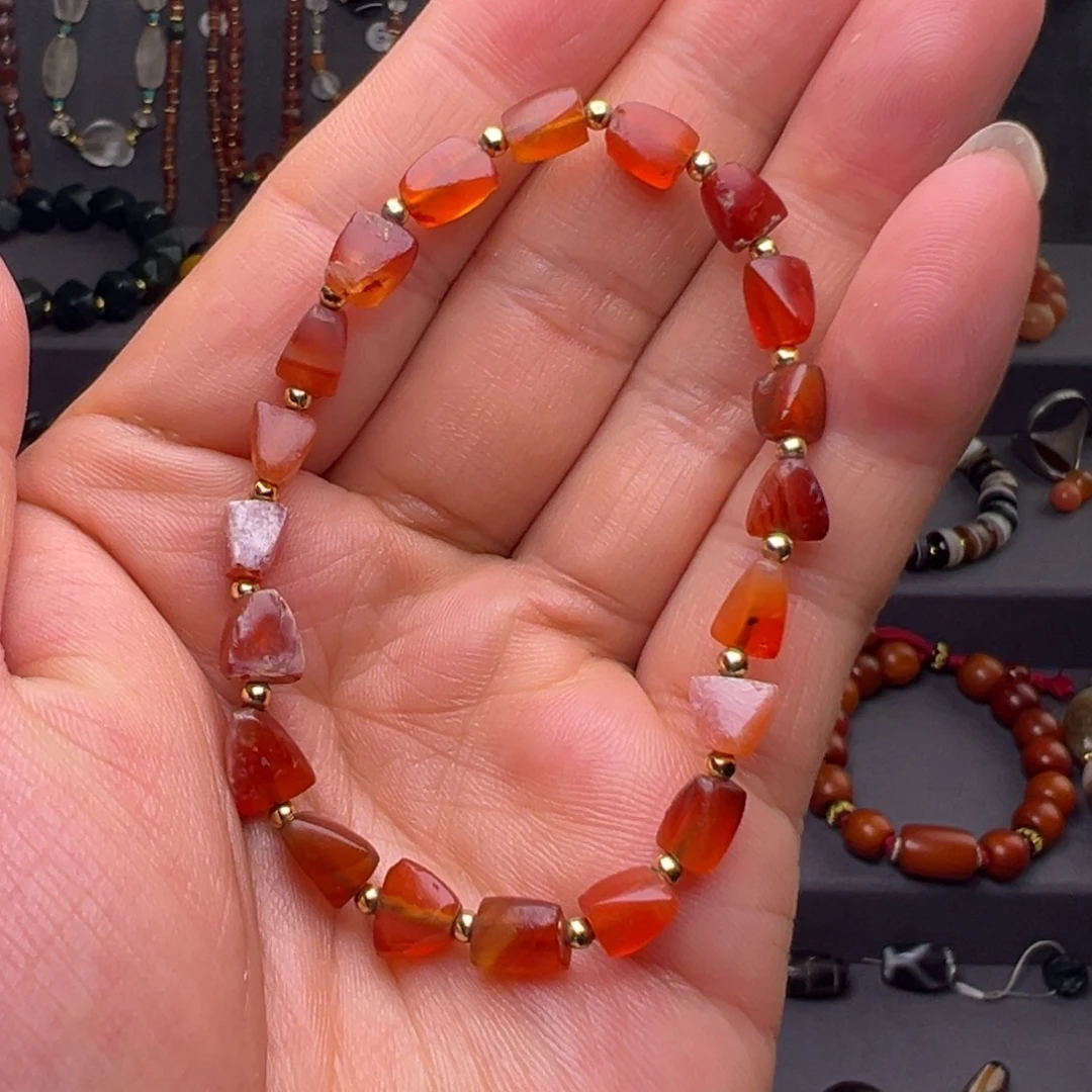 玛瑙/玉髓合金玛瑙对珠