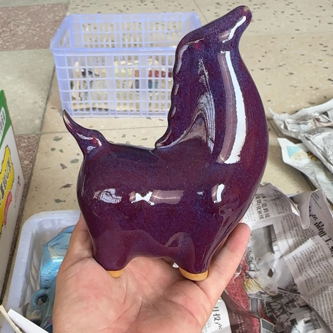 摆件郑家钧窑摆件