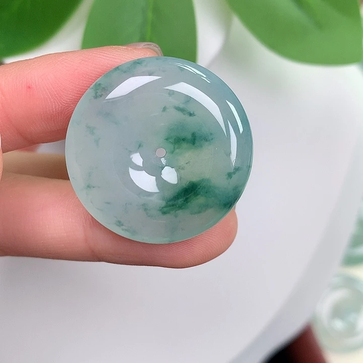 翡翠未镶嵌颈饰27.8-5.8mm