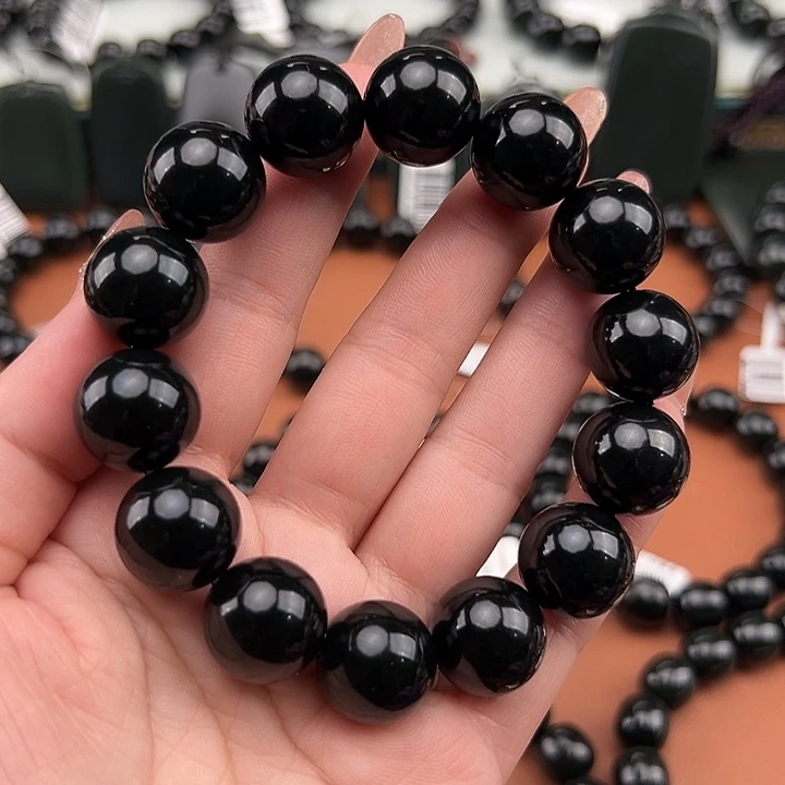 简***.和田玉未镶嵌手链