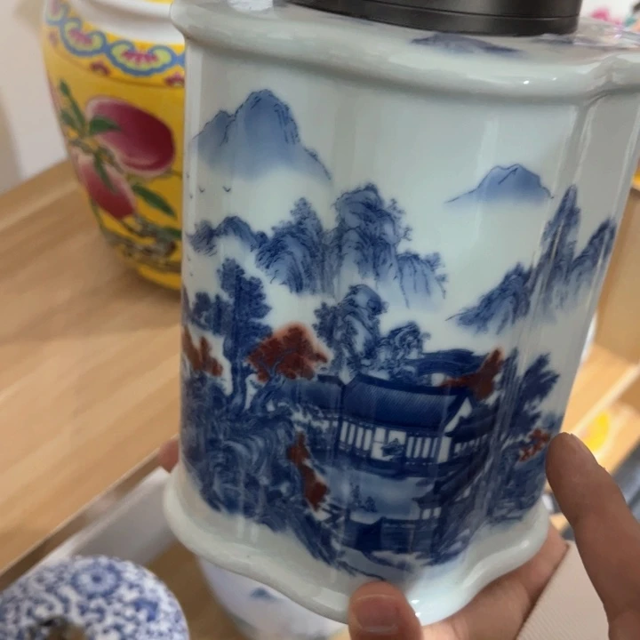 茶叶罐陶瓷家用储物罐轻微瑕疵品介意勿拍