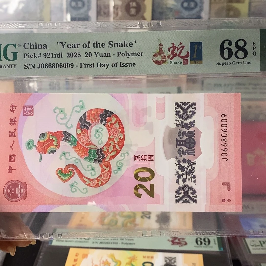 小蛇钞纪念钞圆圆尾6009