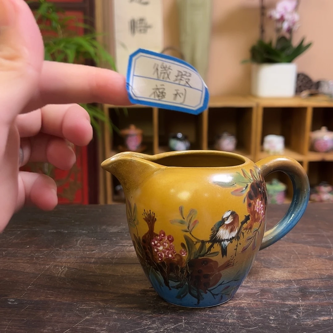 柴烧手工手绘陶瓷