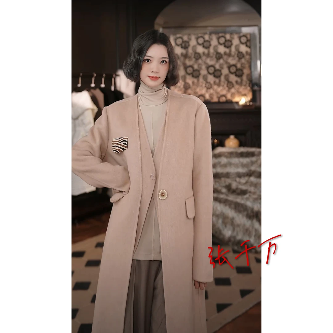 WRONG 告别专属价 // 宽松百搭挺括毛呢大衣 WP88CT755