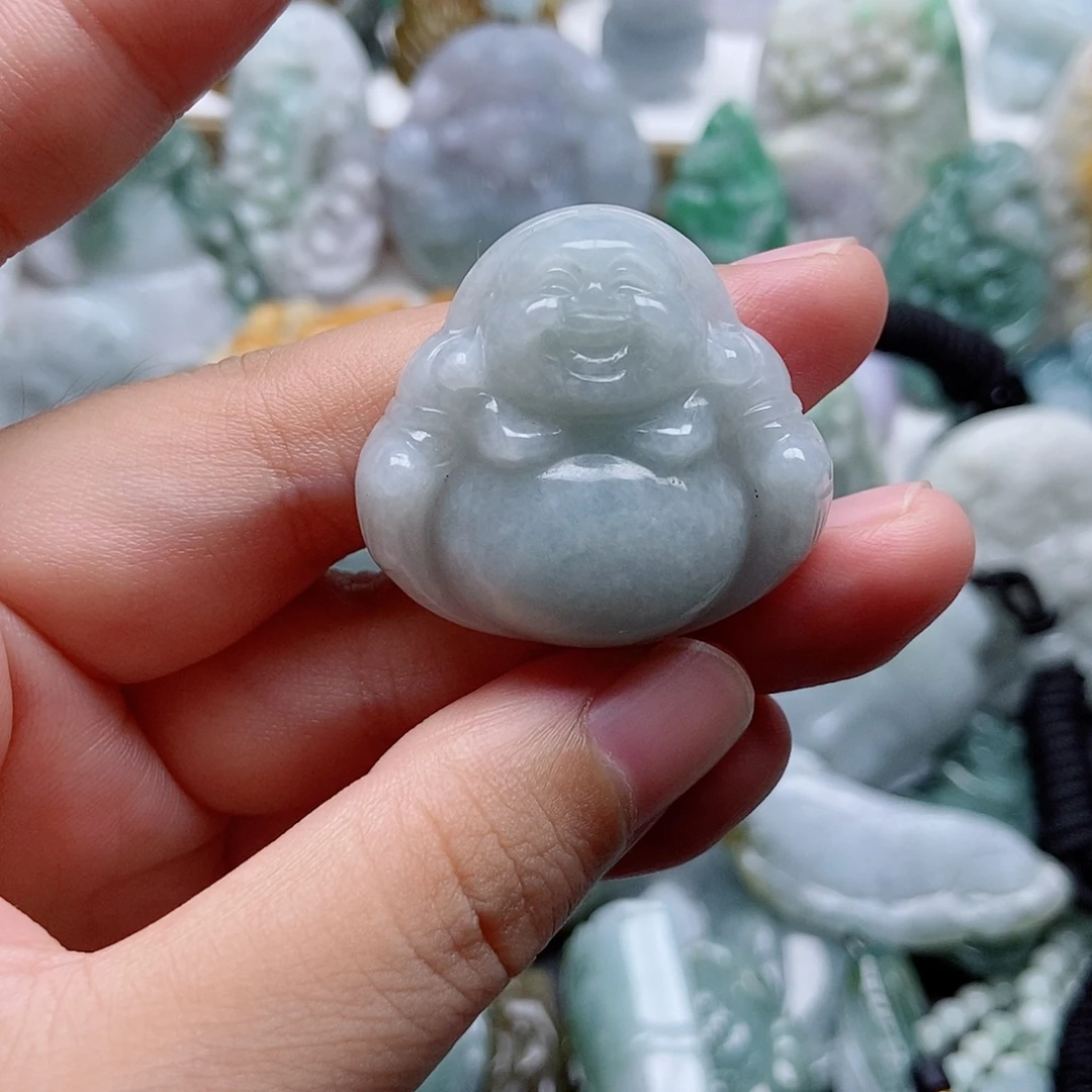 翡翠未镶嵌吊坠(不含链)1
