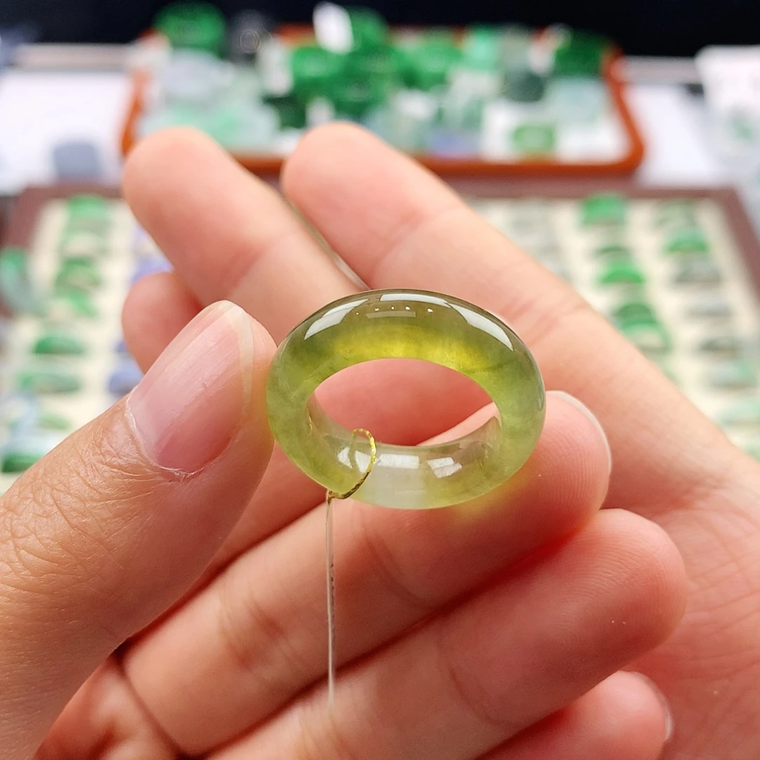 未镶嵌戒指翡翠9号