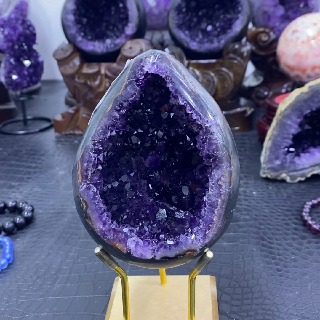 大型摆件（非配饰）水晶未镶嵌紫水晶158