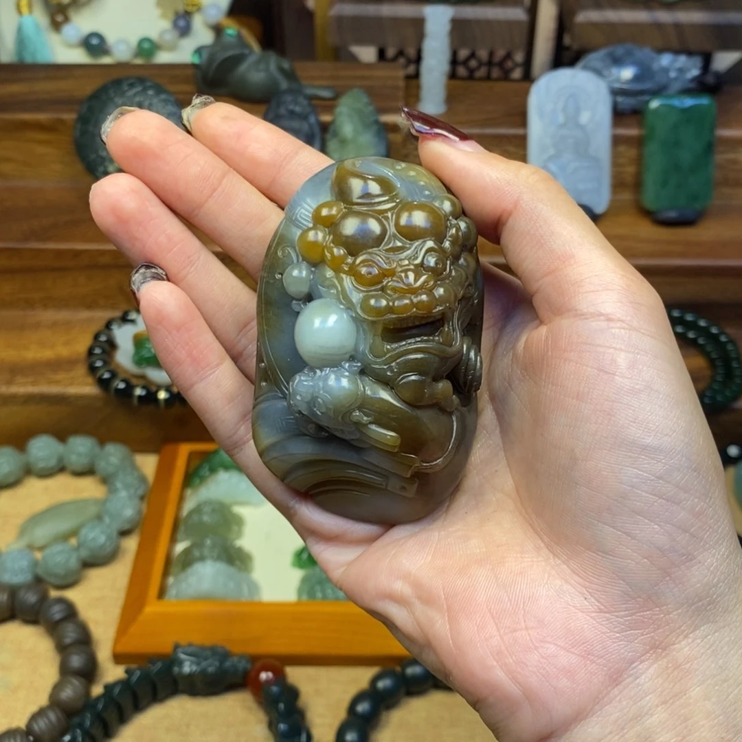 和田玉未镶嵌颈饰0****y
