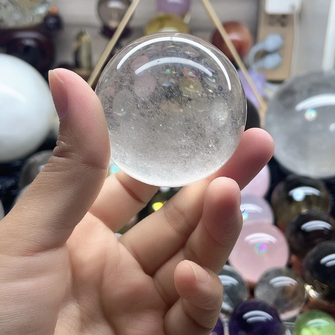 水晶珠宝半成品未镶嵌白水晶卡52