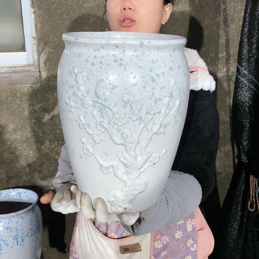 紫砂花盆正品口25高35