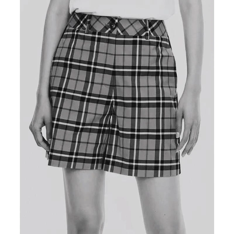 Y034-春夏新款条纹拼接宽松短裤休闲五分裤女沙滩裤8882