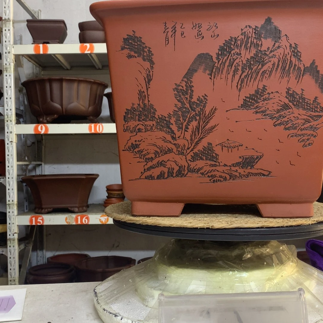 紫砂花盆精品紫砂花盆包邮