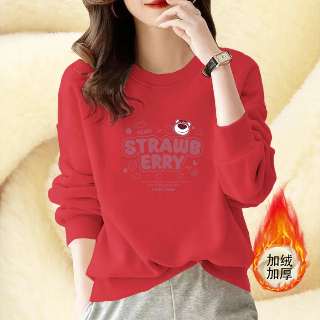 【加绒款】X纯棉百搭休闲长袖宽松情侣款印花加绒简约卫衣 D759