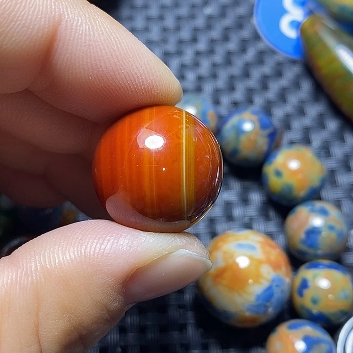 顶***地玛瑙/玉髓未镶嵌颈饰