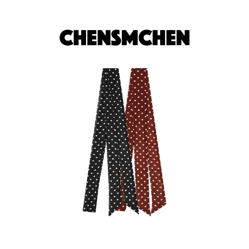 CHENSMCHEN 设计师女时尚百搭波点丝巾CSES2012NL