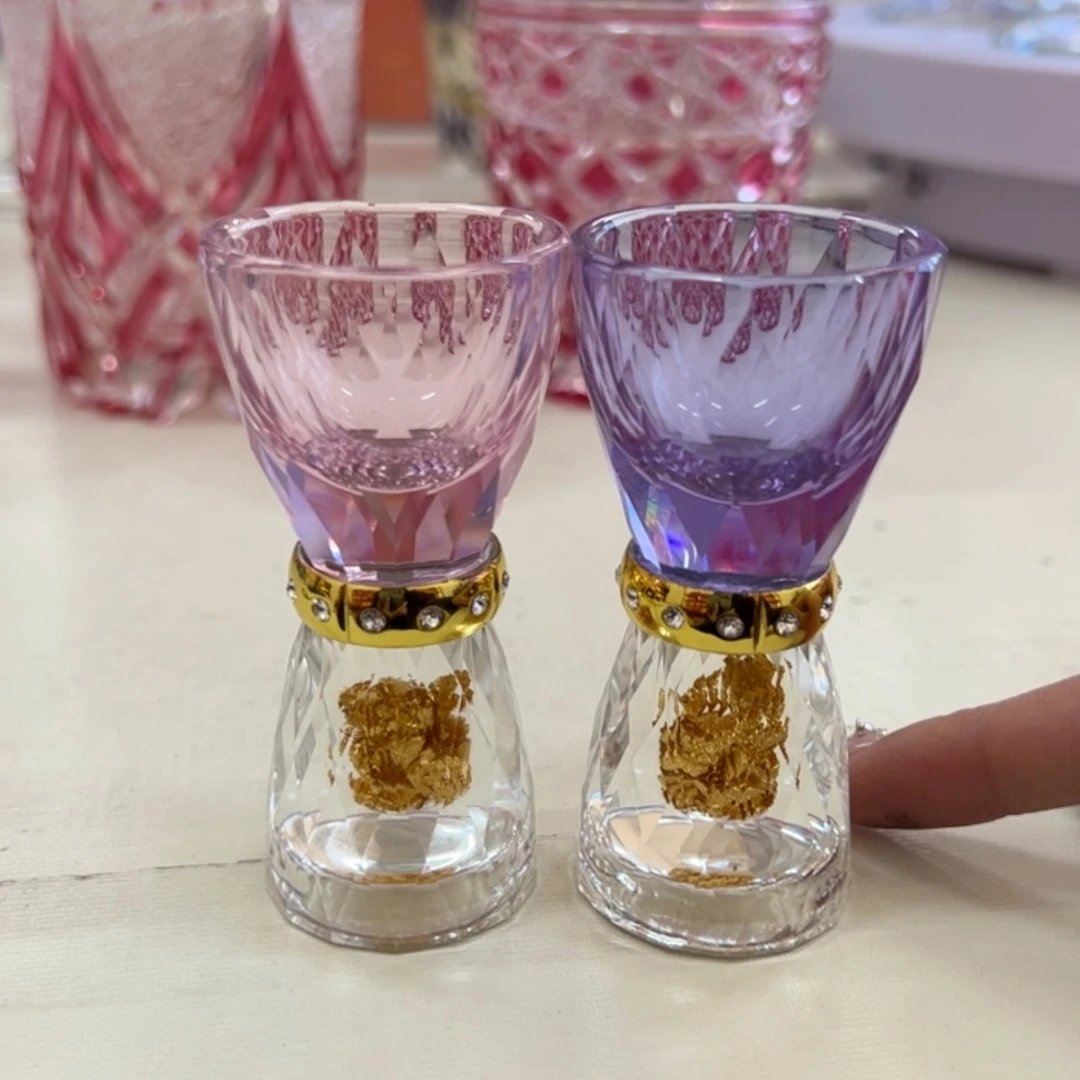 【闪购商品】水晶白酒杯两个……