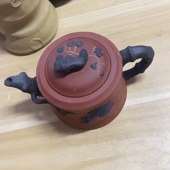 茶壶绿泥宜兴紫砂全手工制作工艺