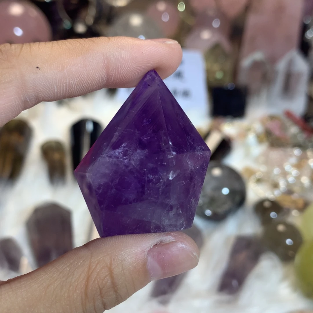 水晶摆件未镶嵌水晶张*锤