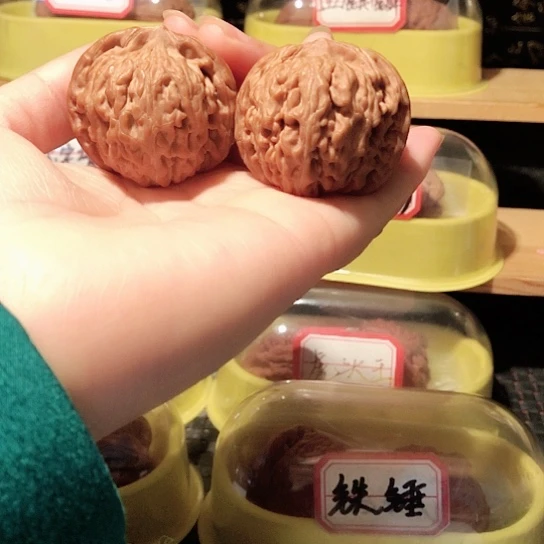 文玩核桃把件麒麟磨