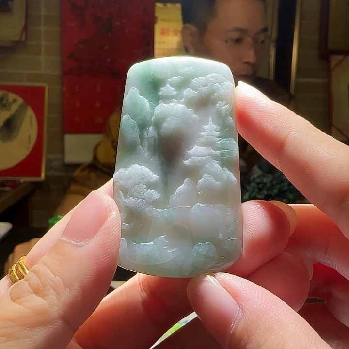 翡翠未镶嵌颈饰11111
