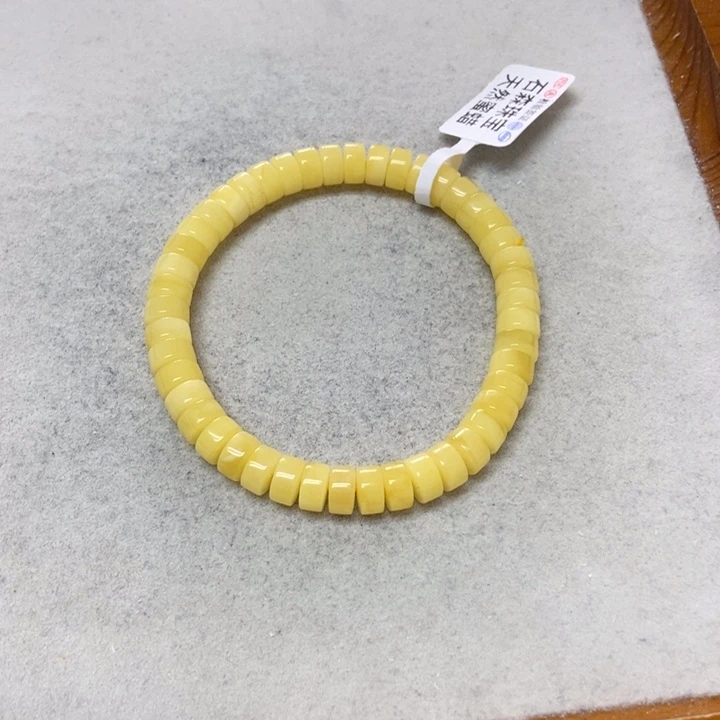 未镶嵌蜜蜡裸石手串
