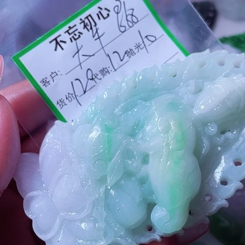 大***a翡翠未镶嵌颈饰缅甸