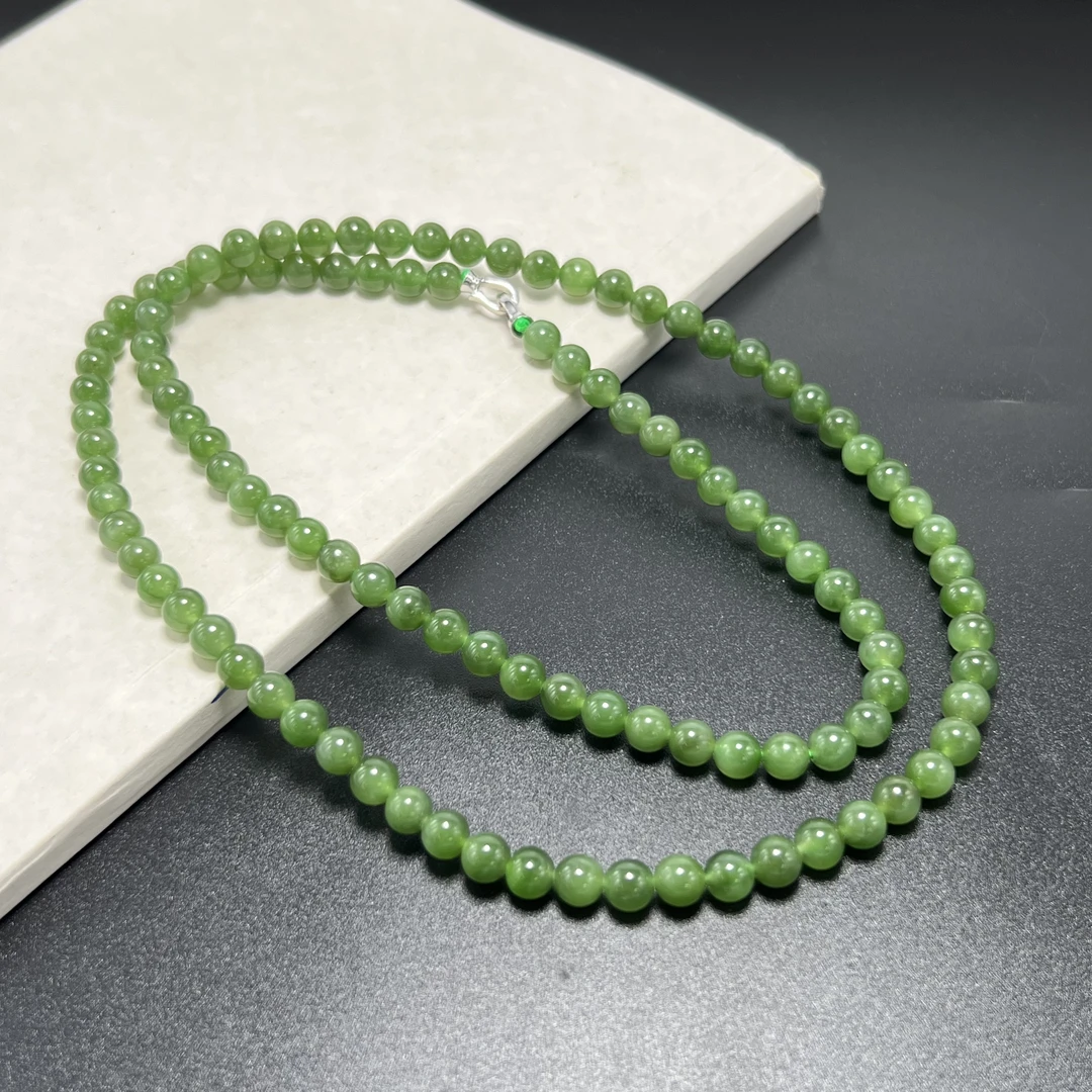 AK22 和田（碧玉）项链6mm