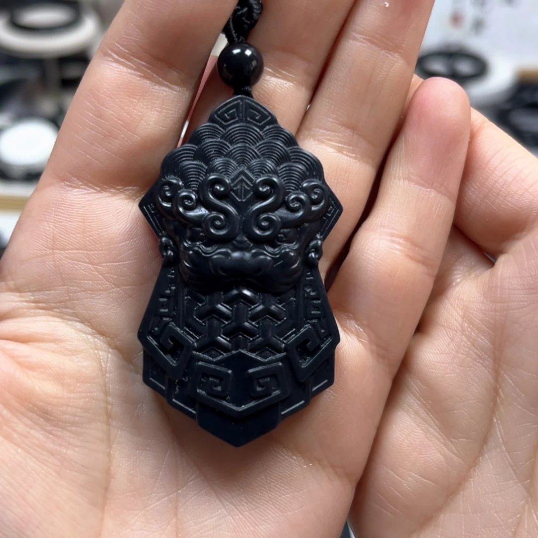 【闪购商品】和田玉（墨玉）唐玄甲44克左右未镶嵌