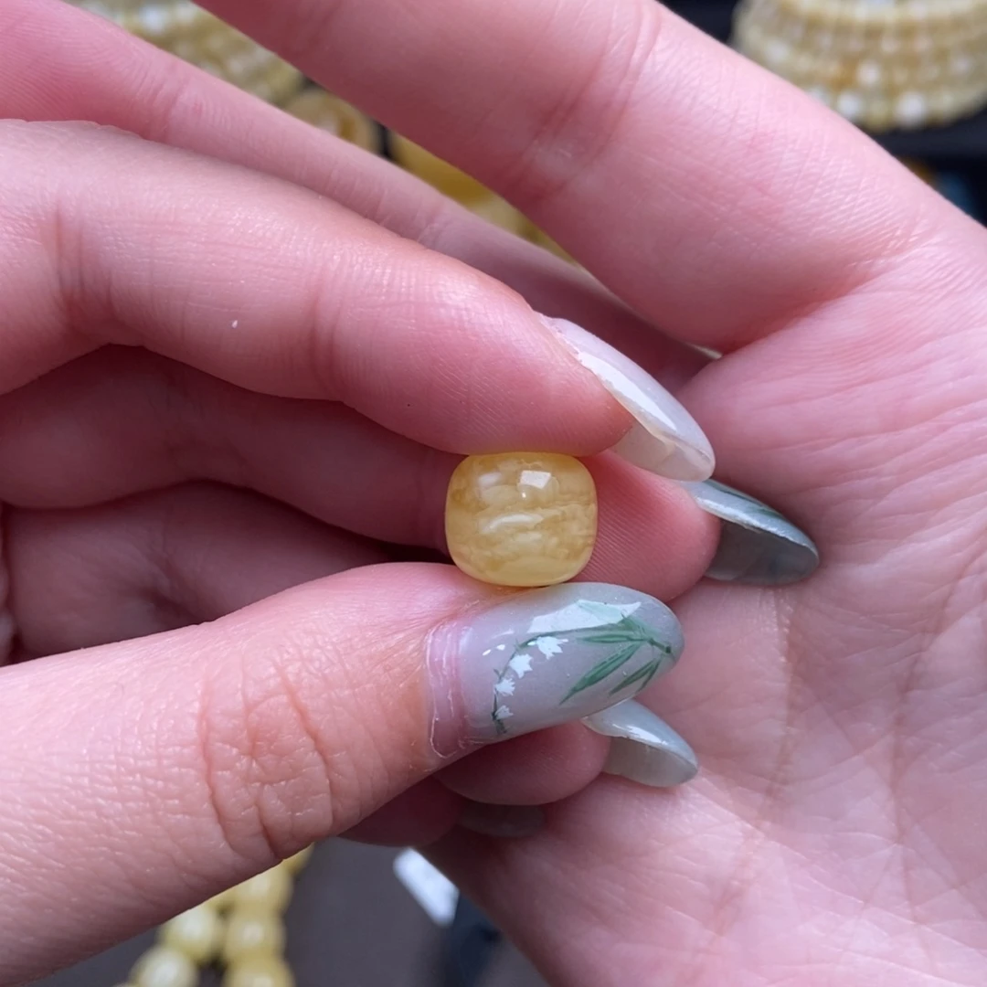 蜜蜡未镶嵌珠宝奇石卡11