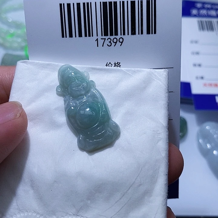 翡翠未镶嵌颈饰天光墟翡翠市场现金代购