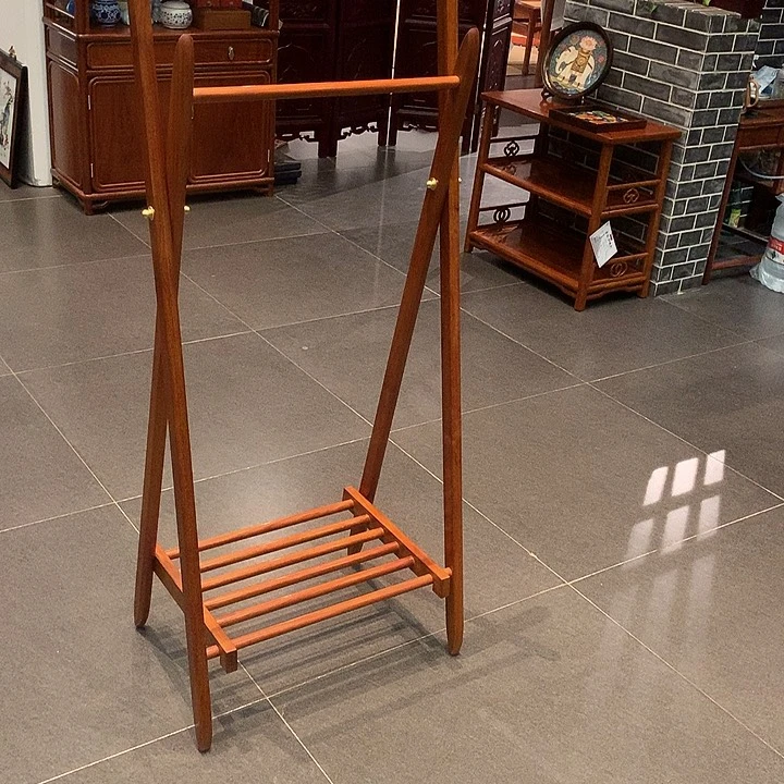 木大果紫檀折叠衣架