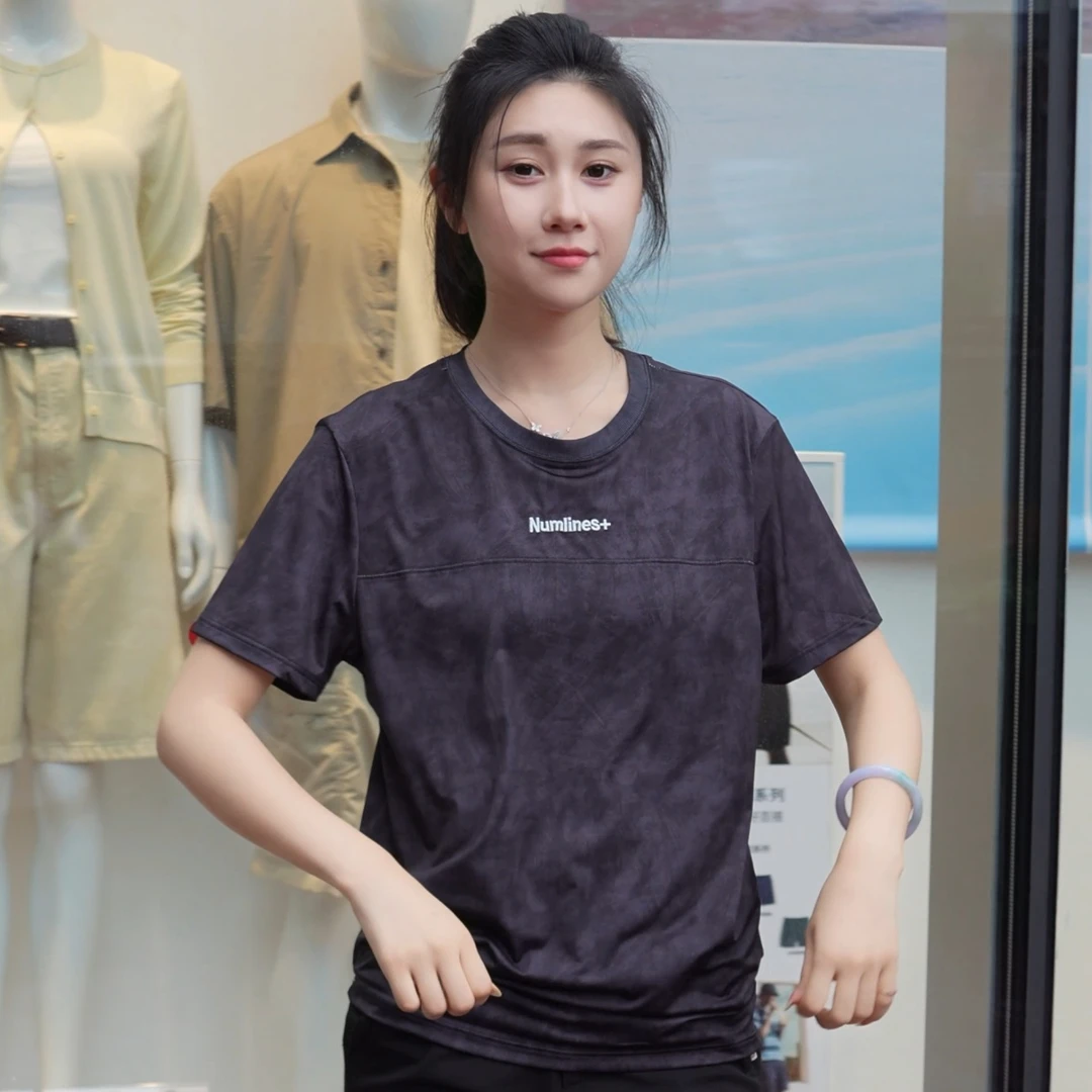 【夏装新款】夏季男士新款t恤短袖圆领冰丝速干男装打底衫半袖潮