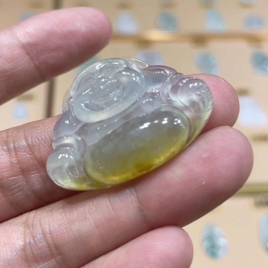 颈饰未镶嵌翡翠佛公