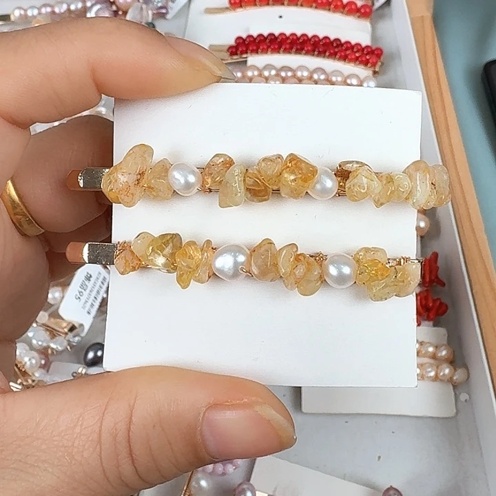 未镶嵌发饰淡水珍珠