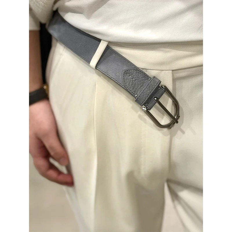 （风尚）3500版纯正美式老钱Welington马镫扣 度假风“头层小牛皮带