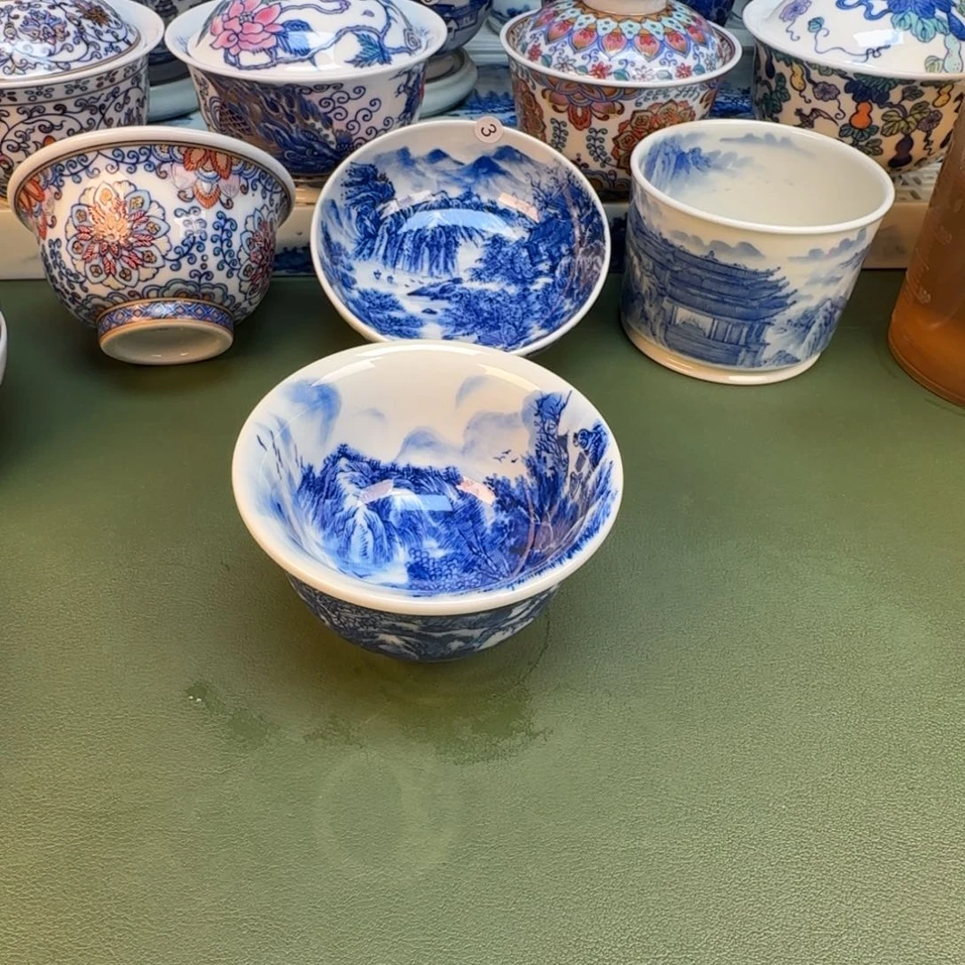 纯手工纯手绘茶具石头12