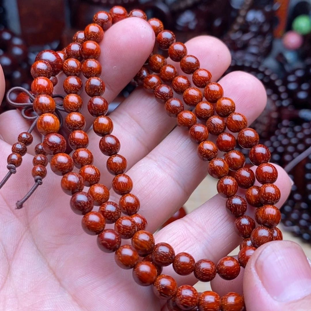 小叶紫檀手串/手链多样性发其一小叶紫檀0.6/108