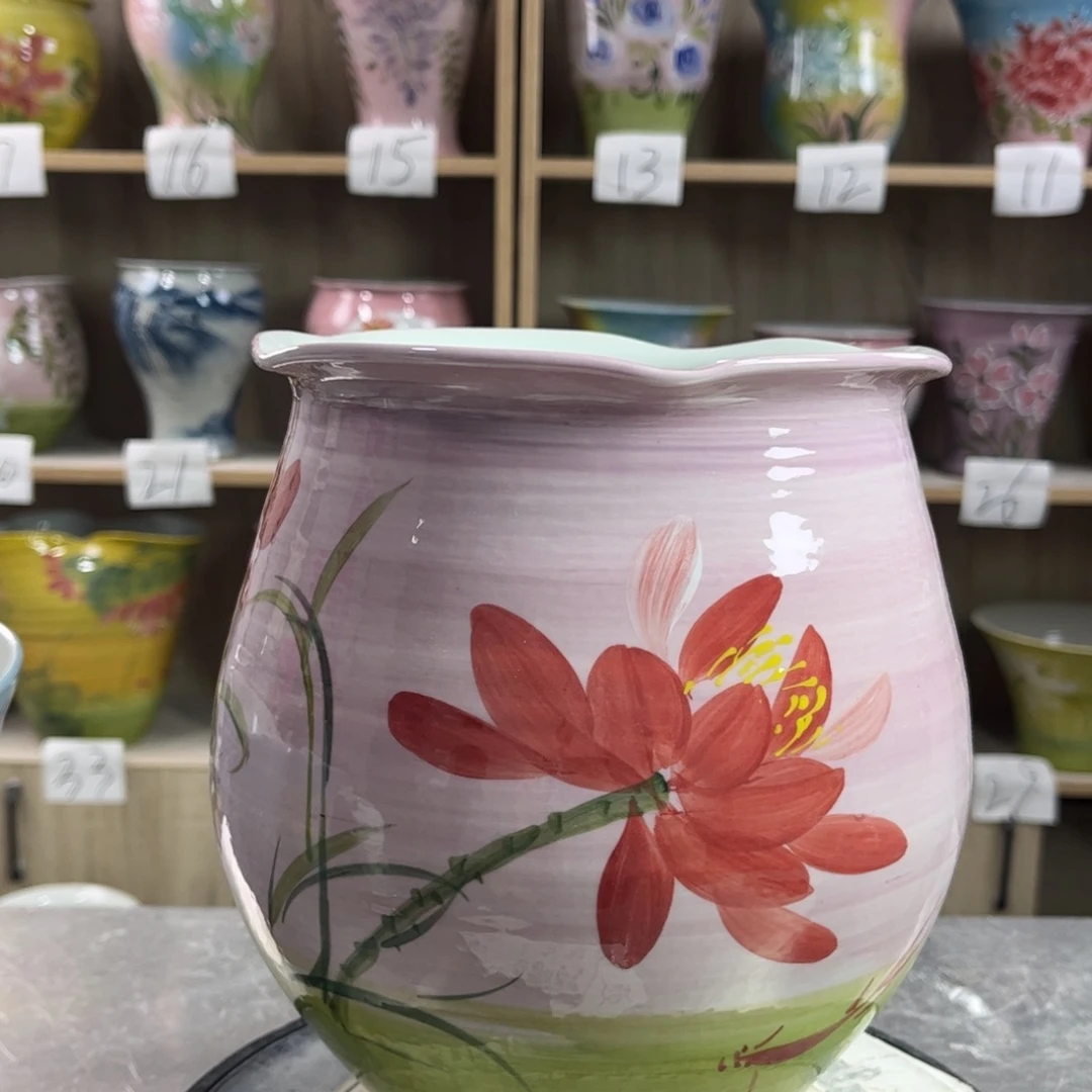 景德镇陶瓷花盆花盆