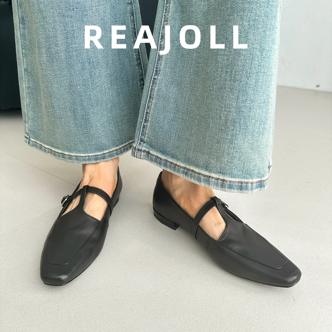 单鞋女鞋新款2025爆款时尚优雅法式爆款小众平底配裙子的玛丽珍鞋