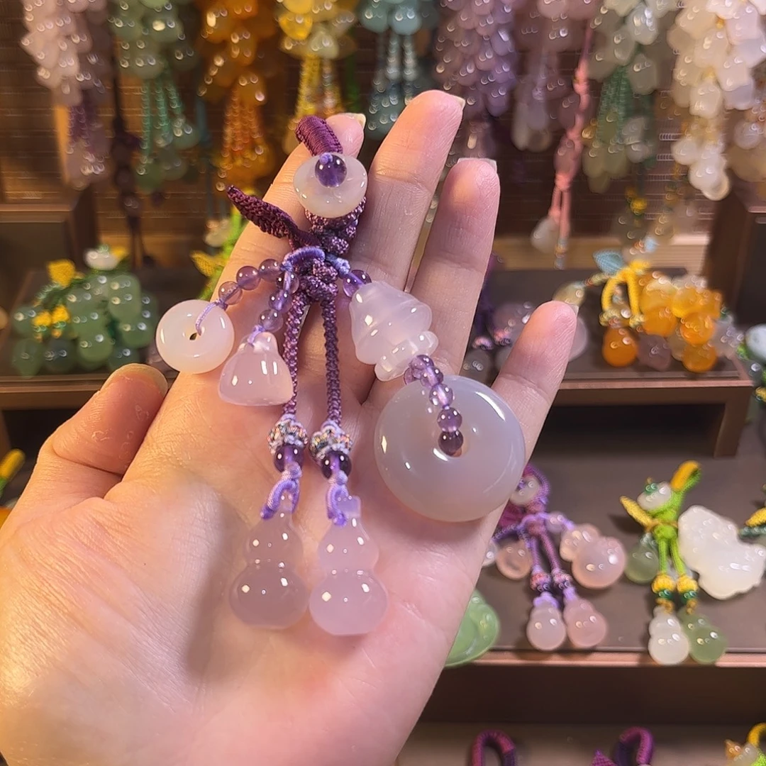 玛瑙/玉髓未镶嵌车挂
