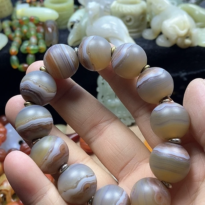 玛瑙/玉髓手串未镶嵌