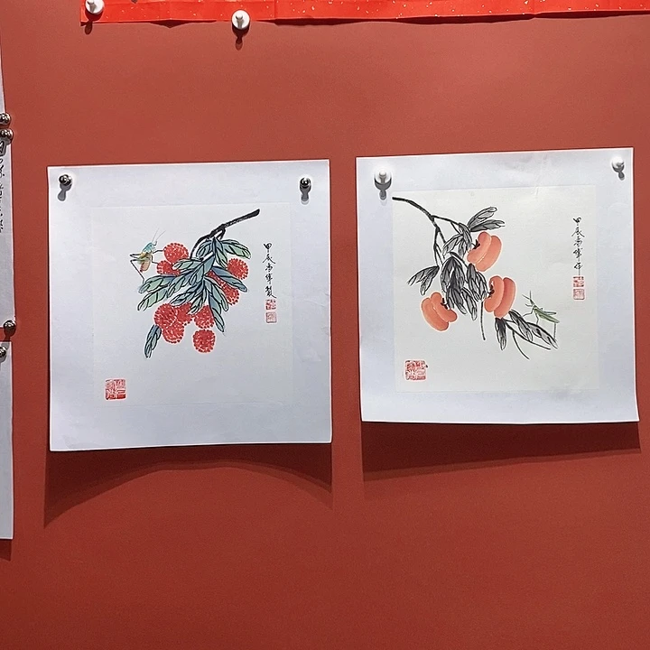 国画冯伟老师手绘国画作品音浩