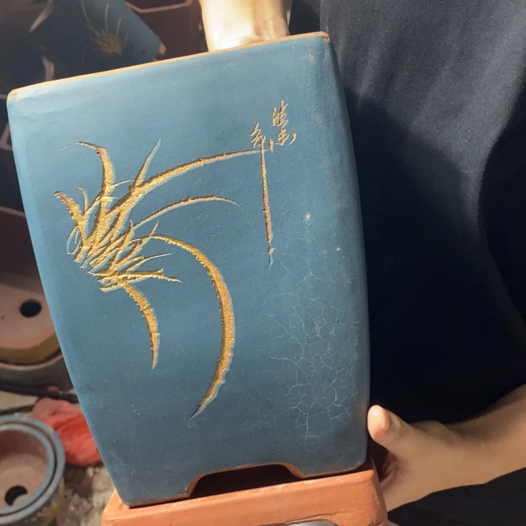 紫砂花盆口径口径17 27